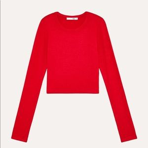 RED SOFT LONG SLEEVE